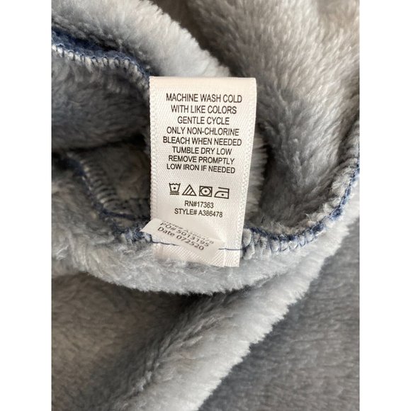 Koolaburra by UGG womens robe size XS soft fleece blue - Picture 5 of 7